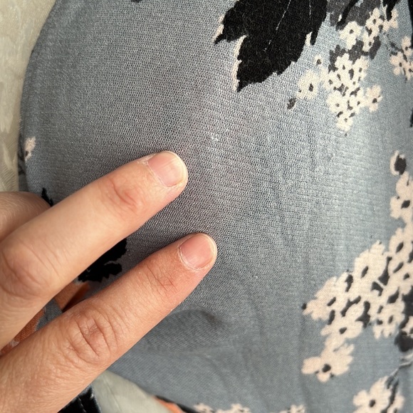 Free People Open Front Tie Floral Print Minidress - Picture 6 of 9